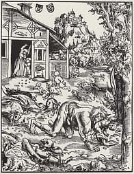 Lucas Cranach the Elder - Werewolf